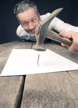 Concluding contract concept Stock Photos