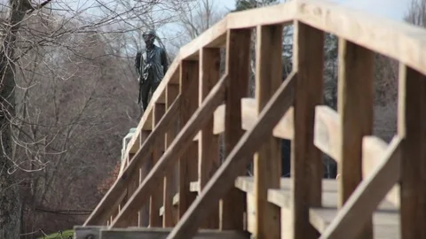 Concord Bridge Stock Footage 73748879