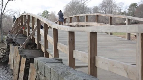 Concord Bridge Stock Footage 73748937