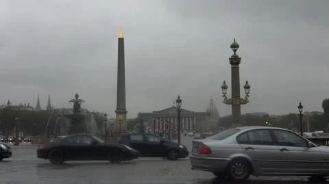 Concord in rain Paris Vidéo 12498981