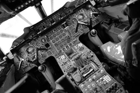 Concorde Cockpit Stock Photos
