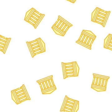Concordia temple, agrigento sicily vector seamless pattern 스톡 일러스트