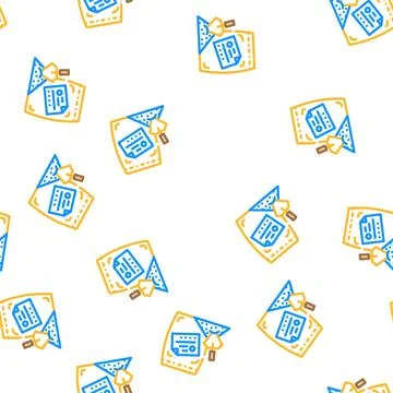 Concrete and mortar vector seamless pattern Illustrazione stock