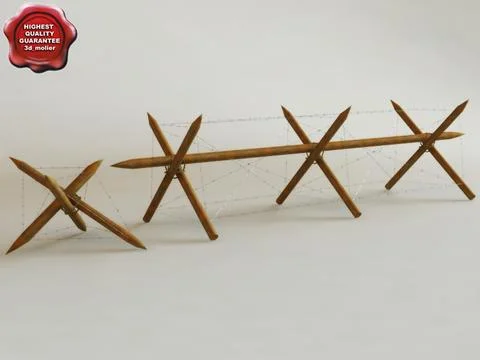 Concrete Barrier V3 3D Model