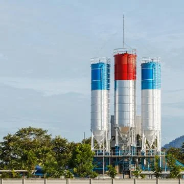 Concrete batching plant Stock Photos