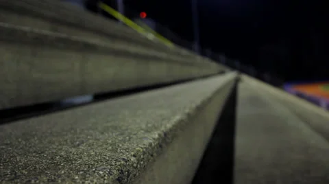 Concrete Bleachers Stock Footage 34851141