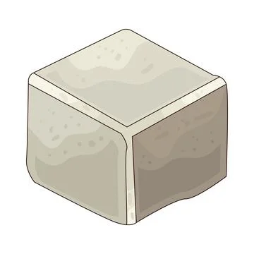 Concrete Block illustration Stock Illustration