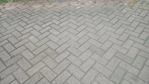 Concrete block pavement Stock Footage 282000550
