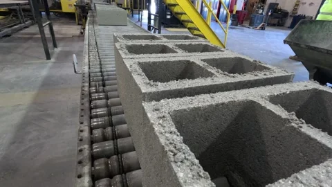 Concrete Block production Stock Footage 342169954