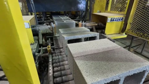 Concrete Block production Stock Footage 342170218