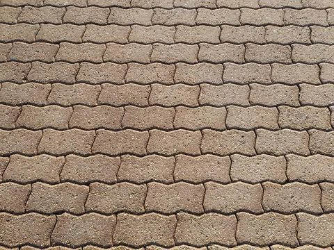 Concrete block tiled floor background Stock Photos