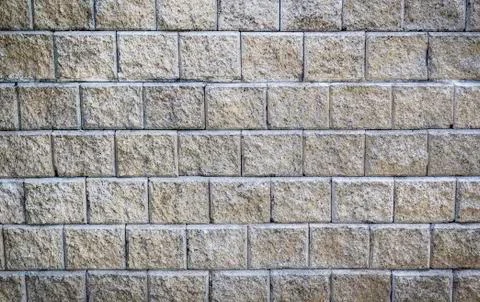 Concrete block wall background Stock Photos