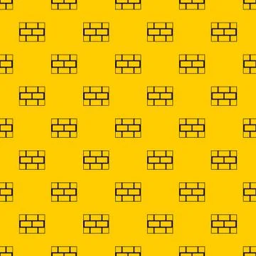 Concrete block wall pattern Stock Illustration