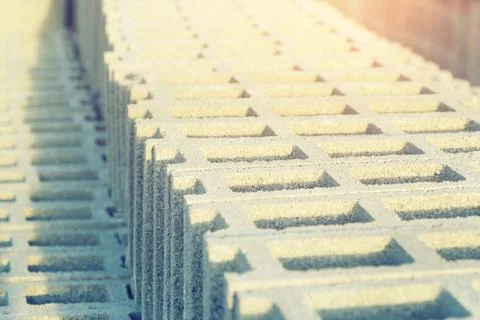 Concrete Block Wall Stock Photos