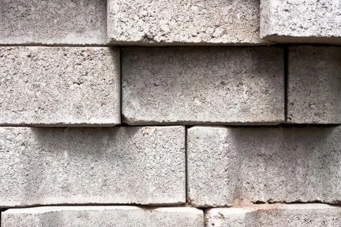 Concrete blocks Stock Photos