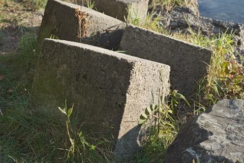 Concrete blocks Stock Photos