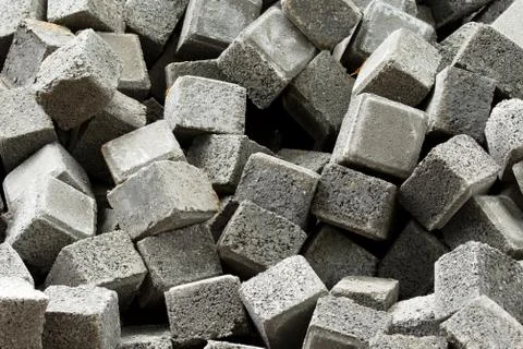 Concrete blocks Stock Photos
