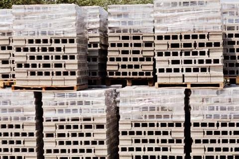Concrete blocks Stock-Fotos