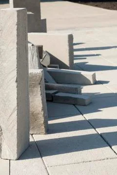 Concrete blocks Stock Photos
