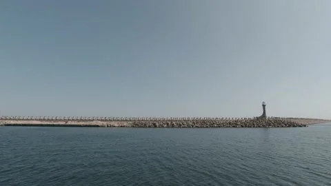 Concrete Breakwater Tetrapod Stock Footage 150733461