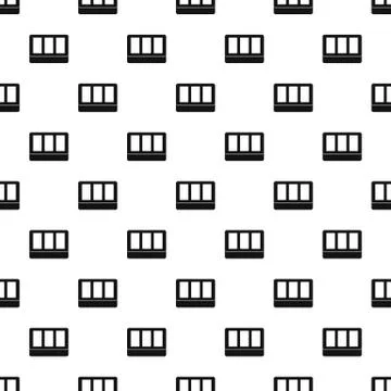 Concrete brick pattern, simple style Stock Illustration