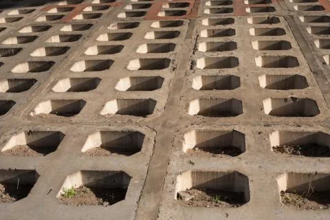 Concrete bridge elements Stock Photos