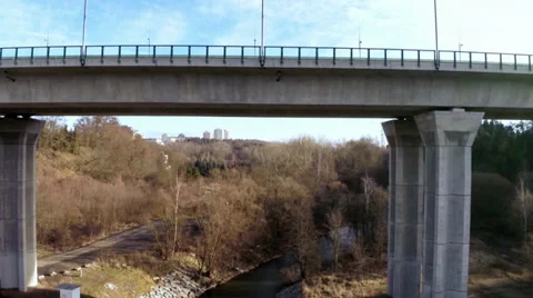 Concrete bridge Stock Footage 35342937