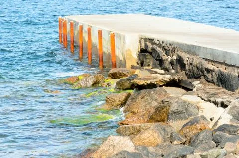 Concrete bridge Stock Photos
