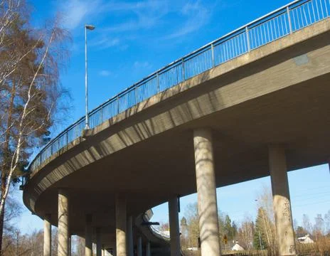 Concrete bridge Stock Photos