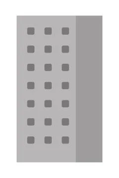 Concrete building icon Ilustración de archivo