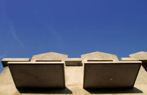 Concrete building Stock Photos