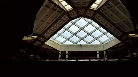 Concrete ceiling with window Stock Footage 156749778