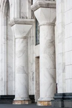 Concrete column Stock Photos