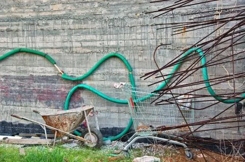 Concrete construction 写真素材