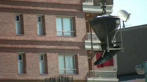 Concrete container (2 clips) Stock-Footage 311469