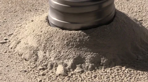 Concrete core drilling, making hole Stock Footage 38534571