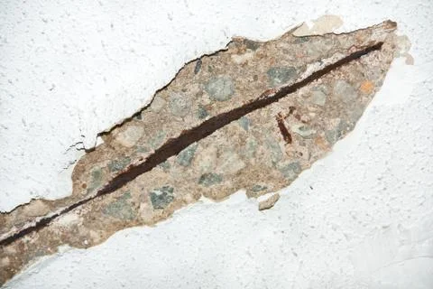 Concrete crack Stock Photos