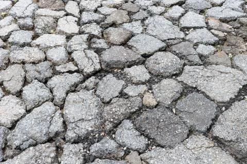 Concrete crack Stock Photos