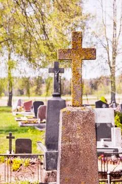 Concrete cross Stock Photos