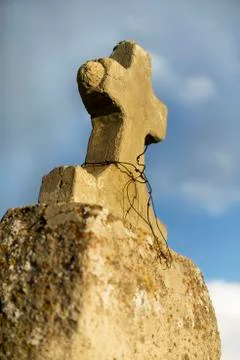 Concrete Cross Stock Photos