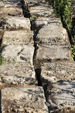 Concrete cubes Stock Photos