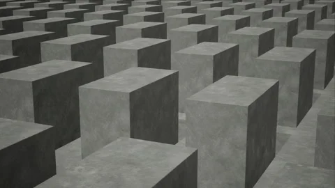 Concrete Cubes Seamless Loop Stock Footage 265246205