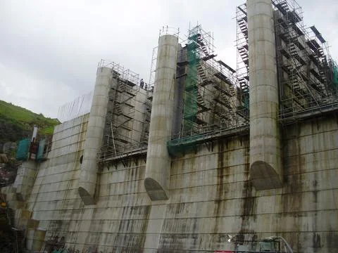 Concrete dam Stock Photos