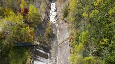 Concrete Dam Spillway 스톡 동영상 337226841