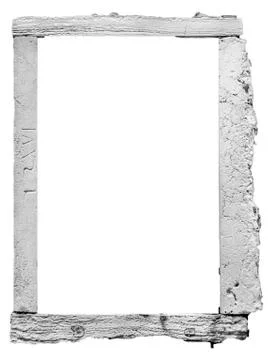 Concrete Decay Isolated Frame Stock Illustration