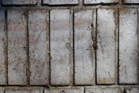 Concrete decorative wall elements Foto stock