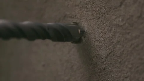 Concrete Drill Bit Video stock 123258354