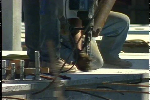 CONCRETE DRILLING Stock Footage 1049540