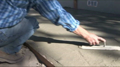 Concrete driveway 3 Stock-Footage 589570