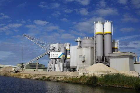Concrete factory Stock Photos